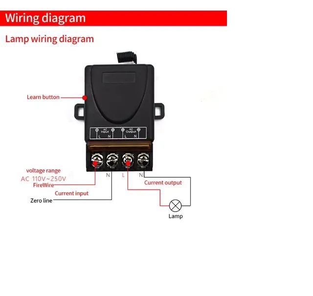 Interruptor Sem Fio 110v 220v 30a + 2controle Remoto 433mhz - Foto 4