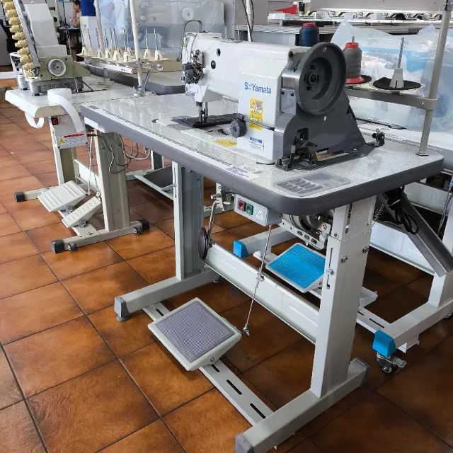 Maquina Transporte Triplo 02 Agulhas p/ Estofaria  - Foto 4