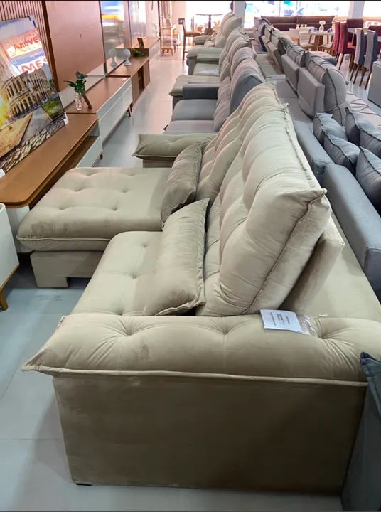 Sofá Retrátil Reclinável 2,50m - Oferta Imperdível de Mostruário - Foto 3
