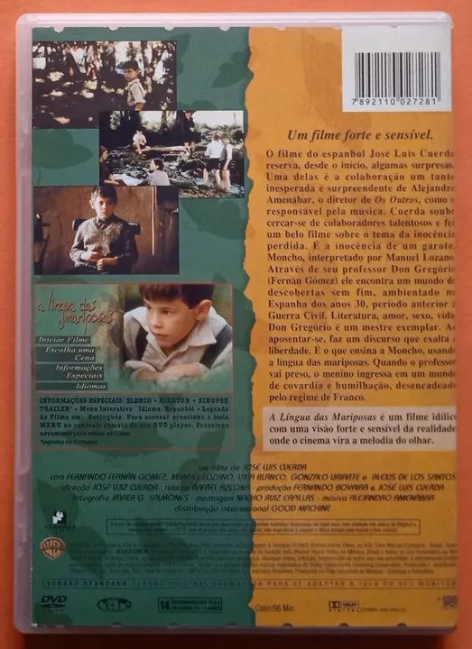 Dvd A Língua das Mariposas  - Foto 2