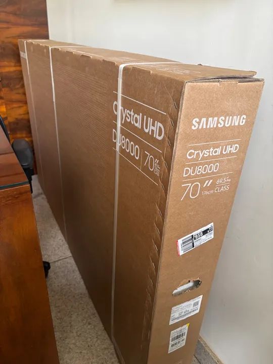 TV Samsung 70 polegadas 4K 70DU8000 UHD Smart - Foto 2