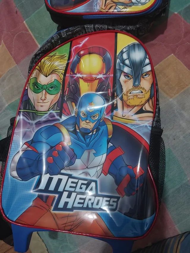Kit mochila rodinha + lancheira e estojo( nova lacrada ) - Foto 3