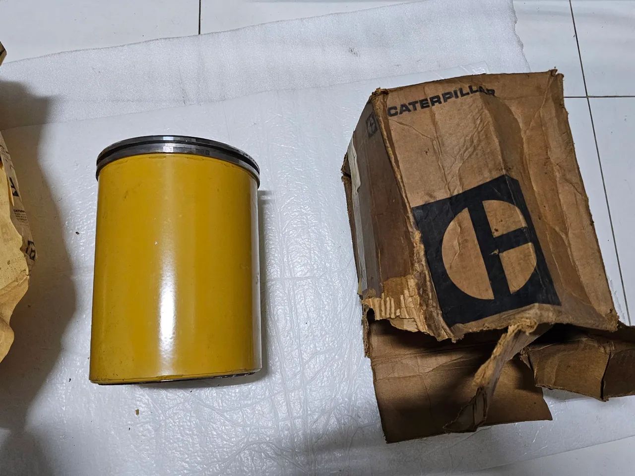 Trator esteira mini escavadeira caterpillar acoplamento escapamento novo original 2W6965