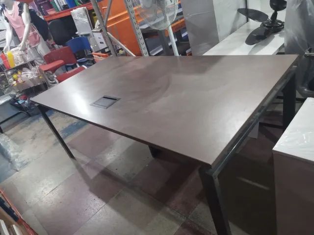 Mesa para reunião retangular super resistente  - Foto 3