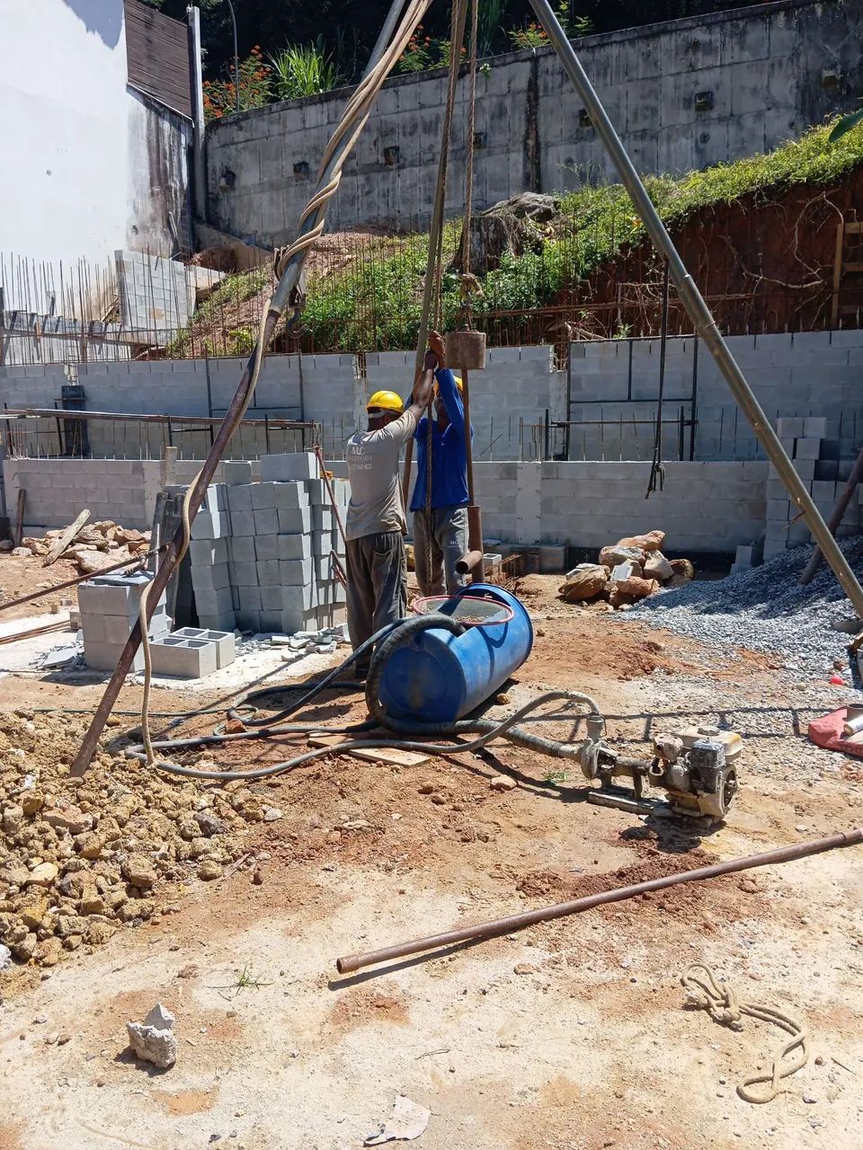 Amostras de solo para análise de fundação - Foto 3