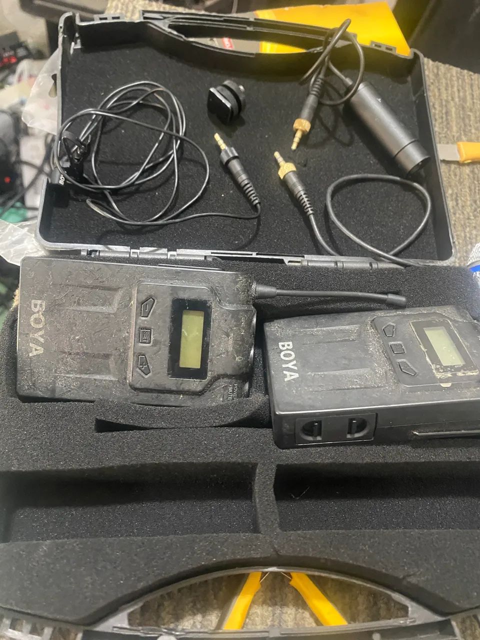 Microfone Lapela Boya sem fio 