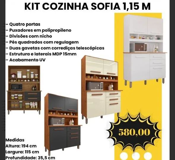 Armário de cozinha por 580,00 - Foto 2