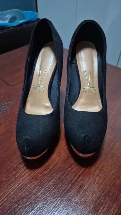 Sandália Vizzano Preta de Salto Alto - Elegância e Sofisticação! - Foto 2