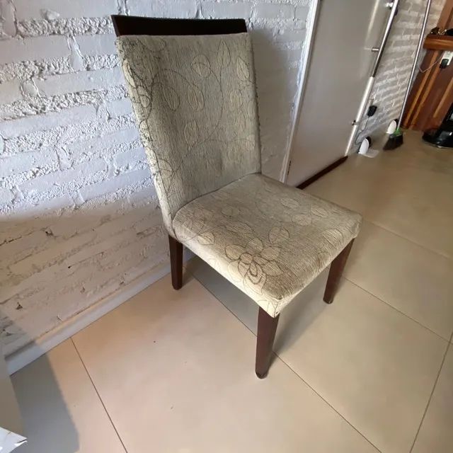 C355 Cadeira usada com problema precisa de restauração para sala cozinha mesa  - Foto 2