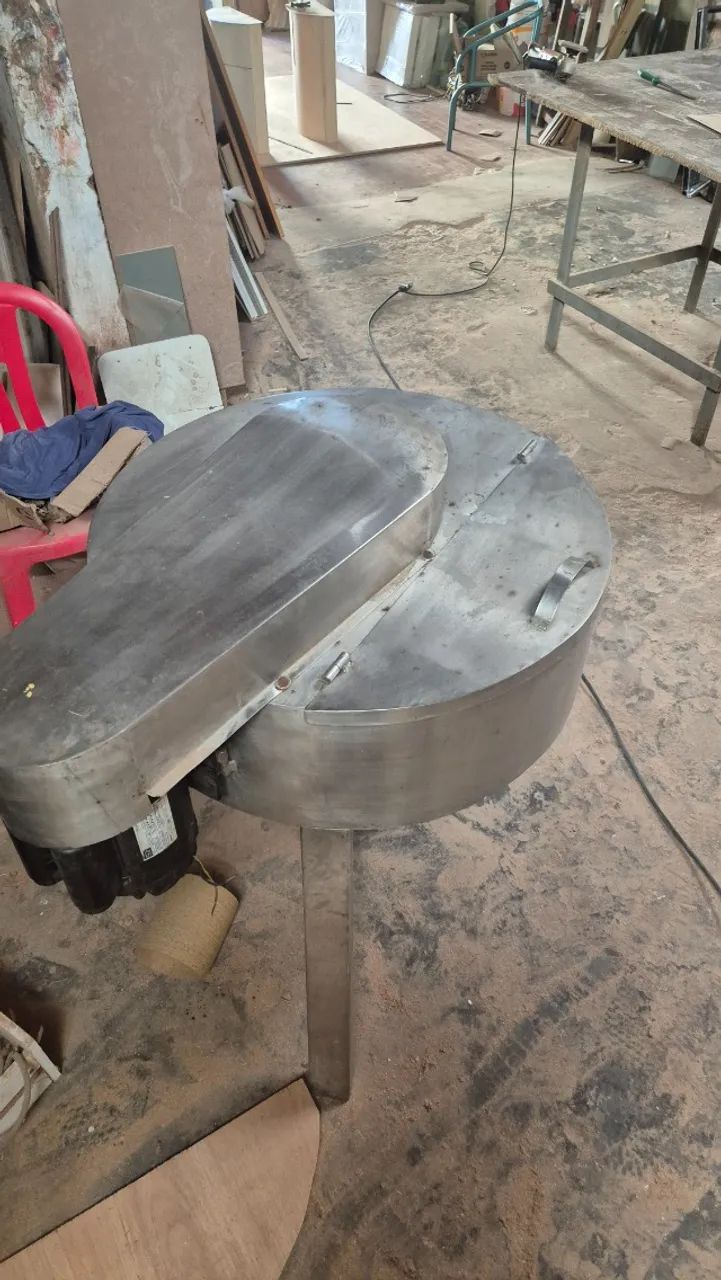 Maquina de depenar frango (5 a 8 frangos) com motor monofasico de 2cv. - Foto 2