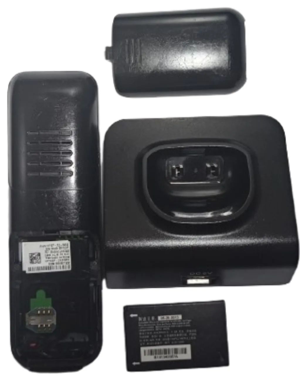Telefone Sem Fio Alcatel MF100P Preto Visor Luminoso Identificação Chamadas - Foto 3