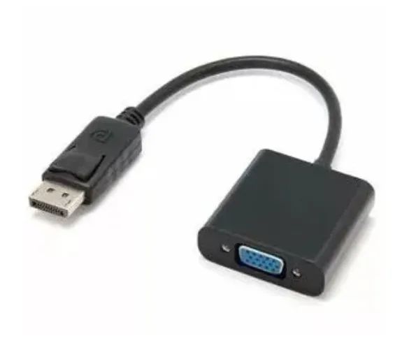 Conversor Displayport Para Vga Compatível Com Dell Hp Lenovo