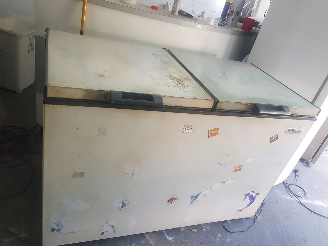 FREEZER BARATO HORIZONTAL DE 2 TAMPAS GELANDO MUITO. ENTREGO  - Foto 3