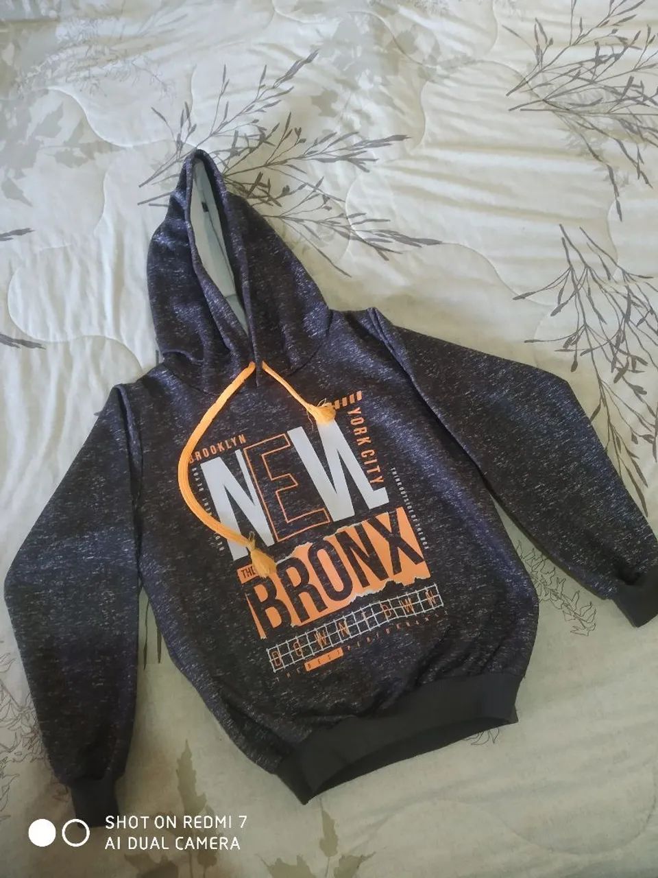 Blusa moletom infantil new Bronx 