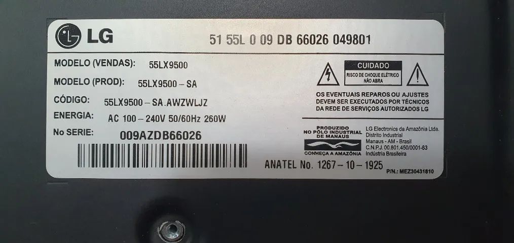 Placas LED Driver TV LG 55LX9500 - Leia o anúncio. - Foto 5