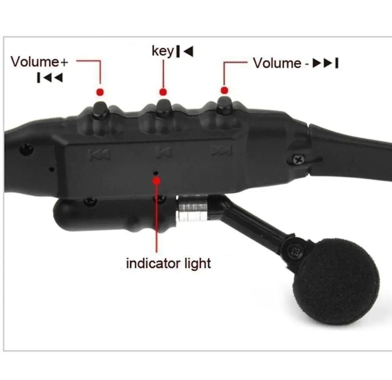 Óculos de Sol Bluetooth com Fone de Ouvido Integrado - Foto 2