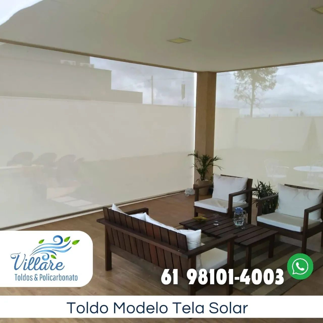 Toldo Cortina Retrátil  - Foto 4