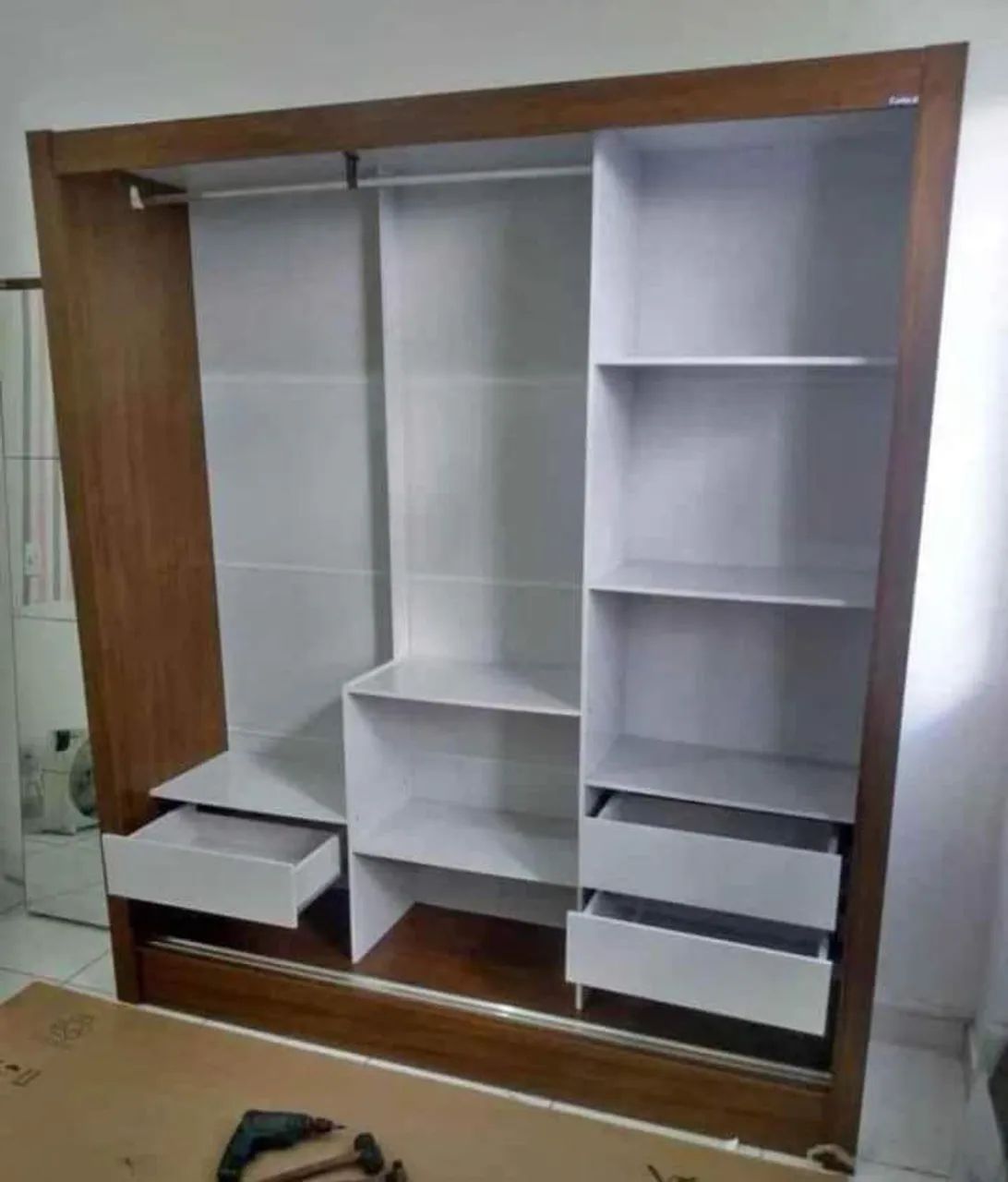 Guarda-Roupa  Dubai 3 Portas de Correr - Móveis Novos  - Foto 2