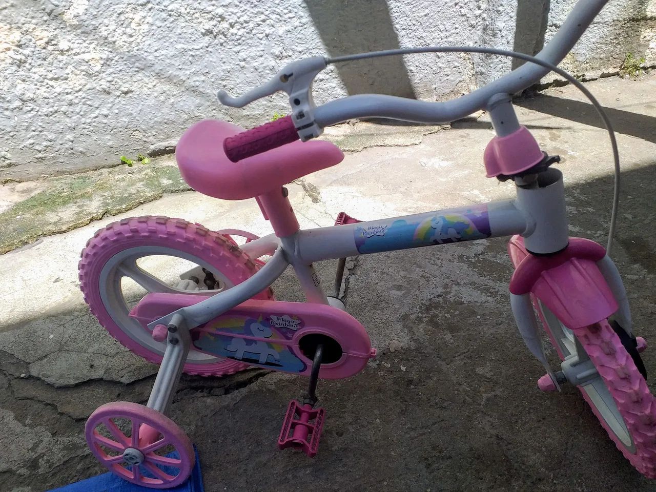 Bicicleta Infantil Rosa - Unicórnio