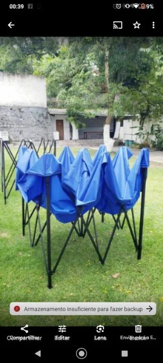 TENDA SANFONADA REFORÇADA NOVAS SOMOS DISTRIBUIDORA  - Foto 2