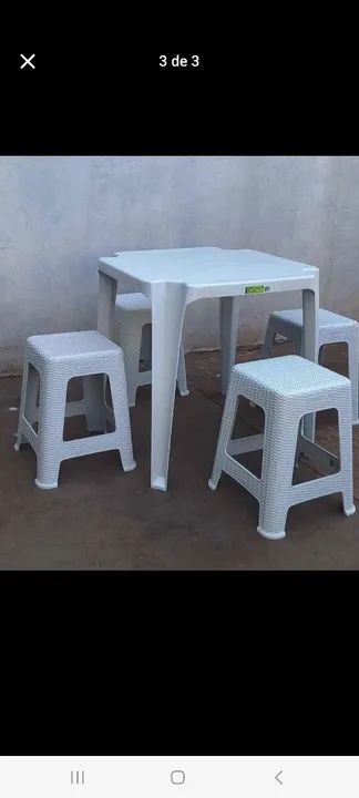 Jogo de Mesa com Banqueta 64520807151489120