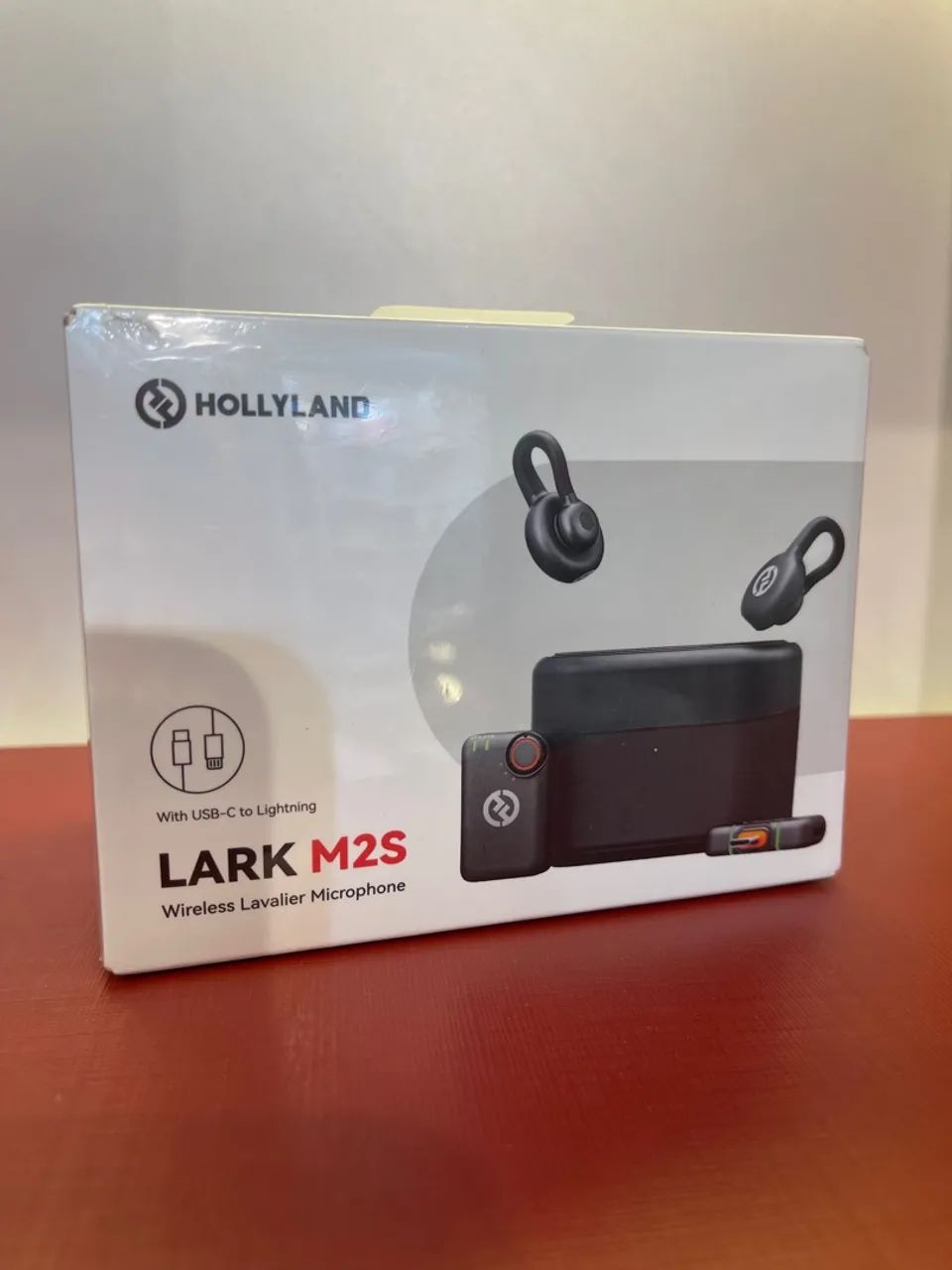 Microfone Lapela Sem Fio Hollyland Lark M2S combo 