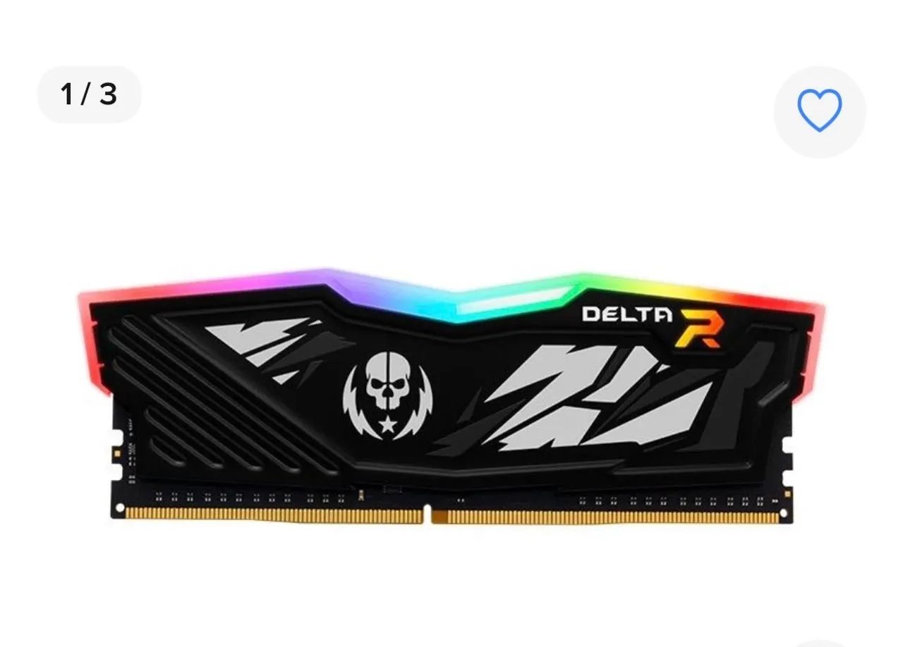 Memória RAM Delta 2 X 16GB DDR4 3600MHz RGB
