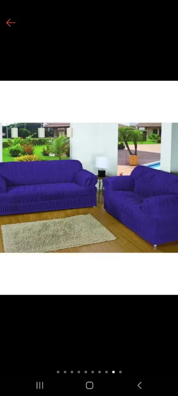 Sofa de 2/3 lugares conjunto completo fotos meramente ilustrativaaaaaaaaaaaa<br><br>
