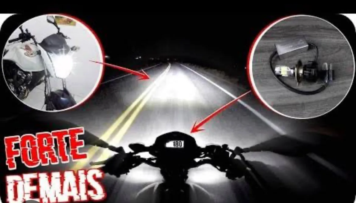 Farol de Ultra LED para Moto - com 4leds