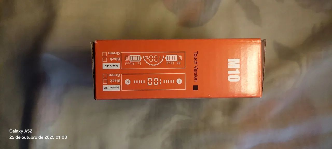 fone M10 Bluetooth com touch - novo
64175474543233124