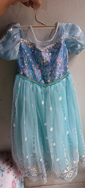 Vestido de Princesa Frozen Infantil