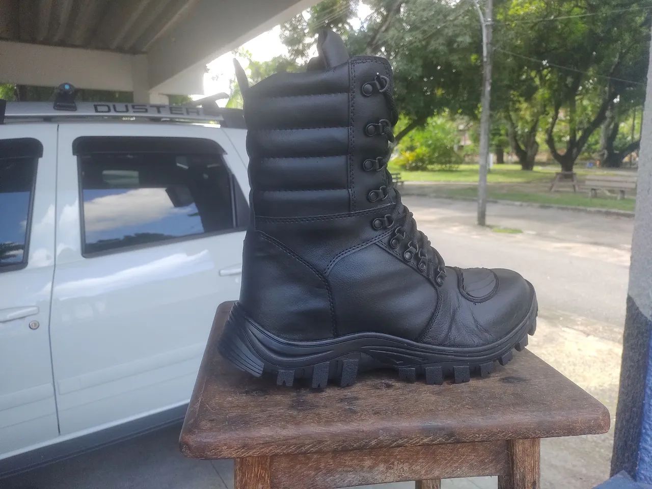 Botas Caterpillar coturno lughato com zip lateral  - Foto 4
