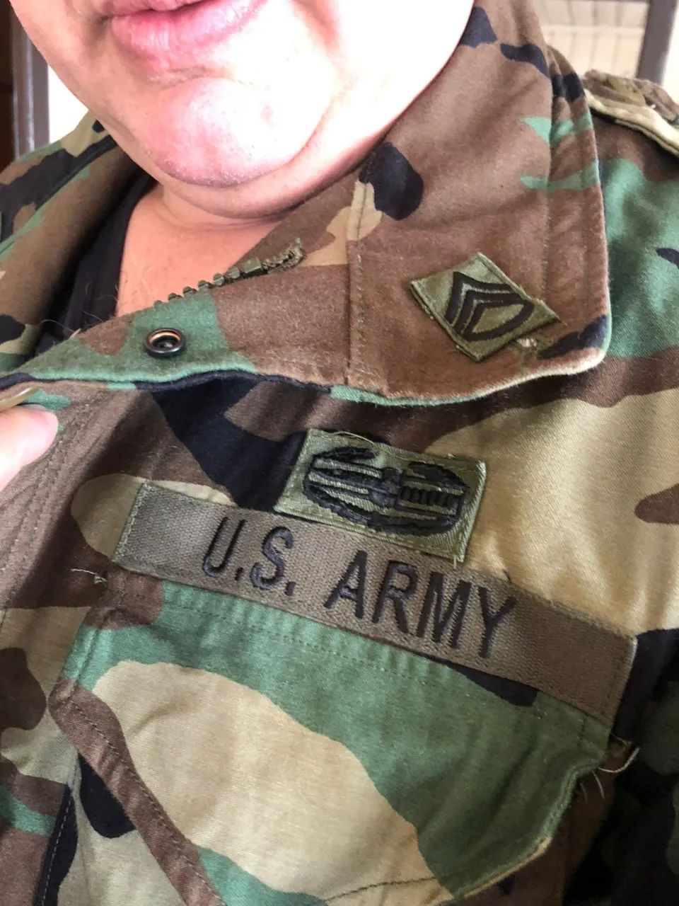 Jaqueta Exército Americano camuflada