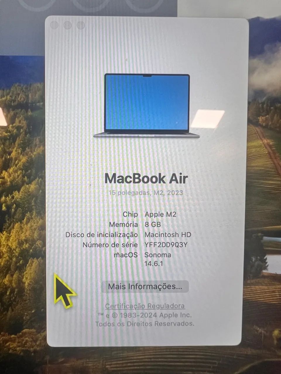 MacBook Air 15? M2 2023 - Como novo! Bateria 100% - Acompanha cabo e case - Foto 5