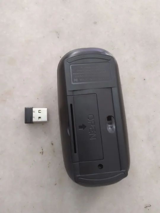Mouse wireless Black piano - Foto 2