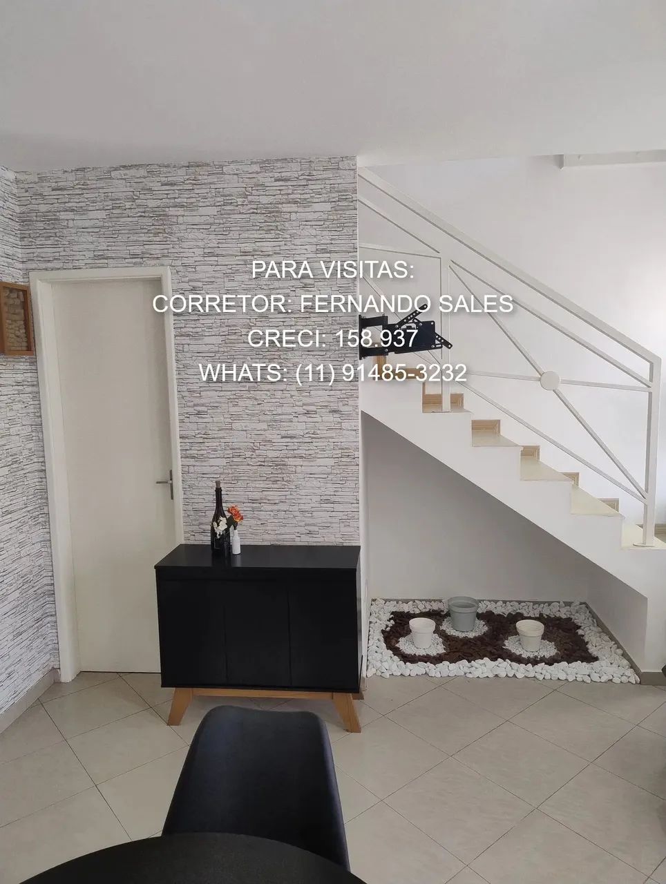 Casa sobrado totalmente mobiliada, com 2 quartos, 2 vagas, no Jardim Central - Cotia - SP - Foto 4
