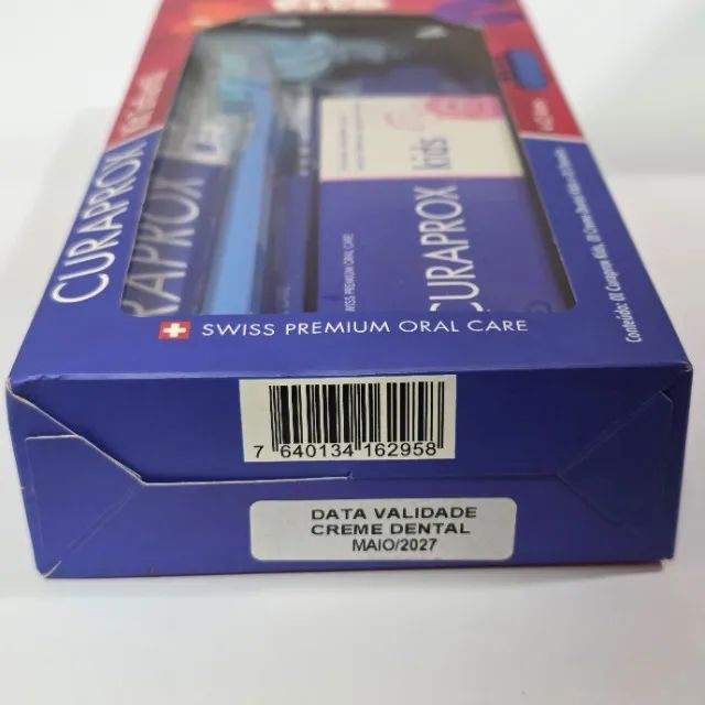 Kit Escova de Dente Infantil Curaprox Kids Esccova Dental + Pasta de Dente + Chaveiro - Foto 2