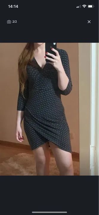 Roupas vestido FARM e Animale tamanho P - Foto 2