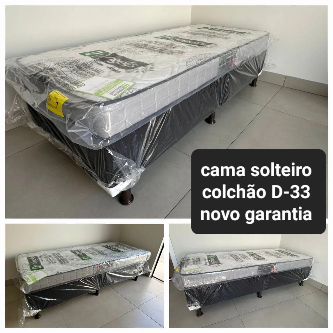 Cama solteiro nova na promoção de fábrica garantia entrego 