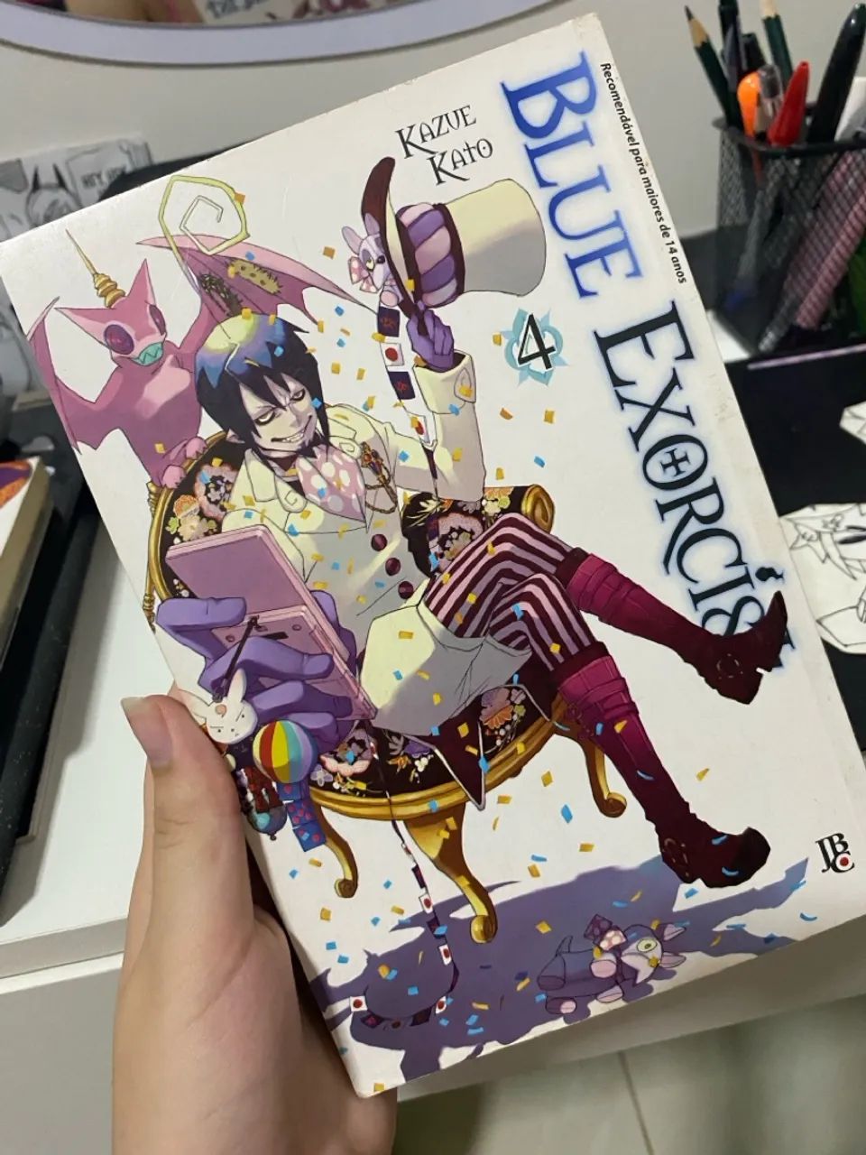 Manga Blue Exorcist (voluem 4 e 7)