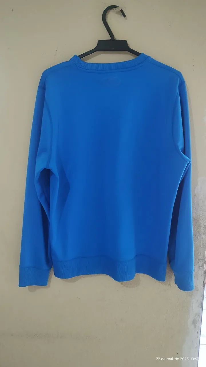 Blusa de Moletom Under Armour Azul - Foto 2