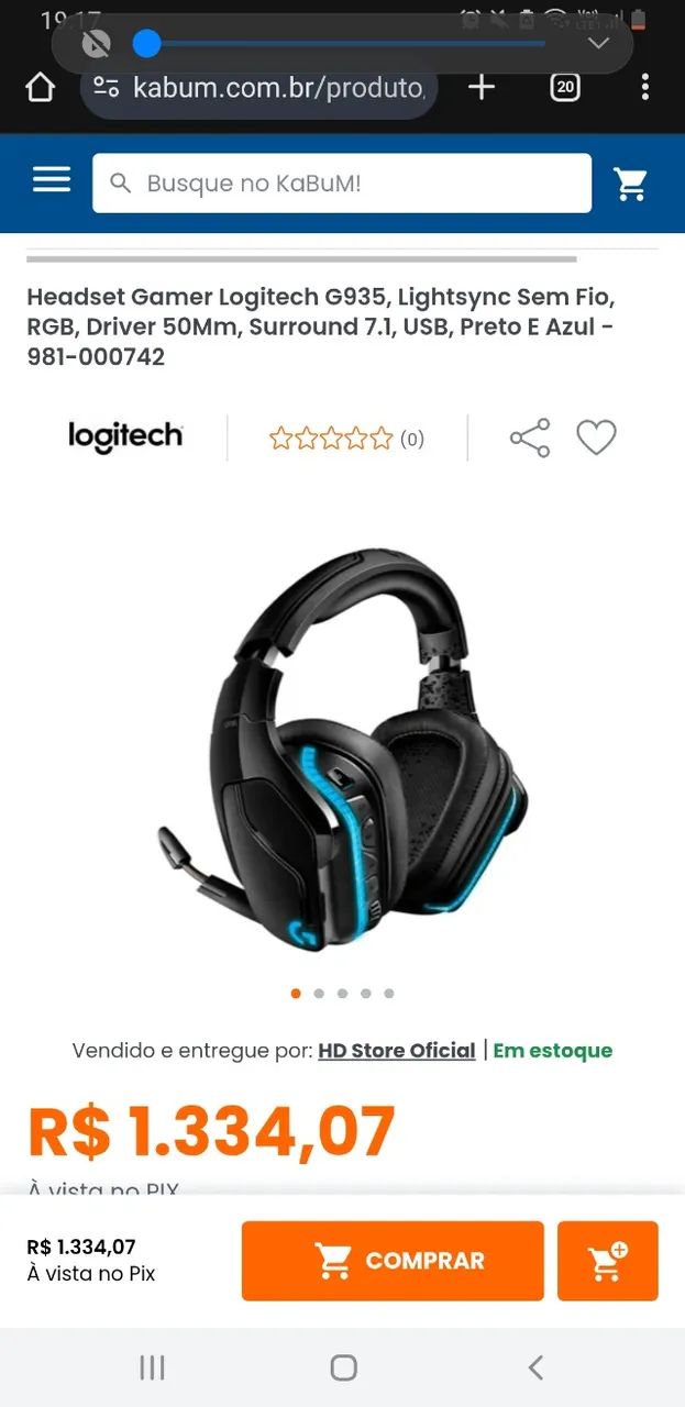 HeadSet G935 Logitech Gamer - Foto 5