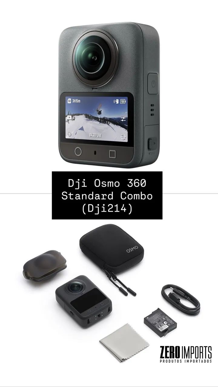 Câmera Dji Osmo 360 (Lacrada) - Foto 3