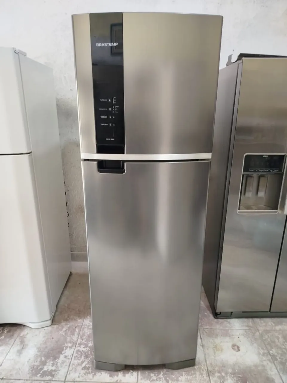 Geladeira Brastemp ative INOX BRM53HKANA 405litros (127v)