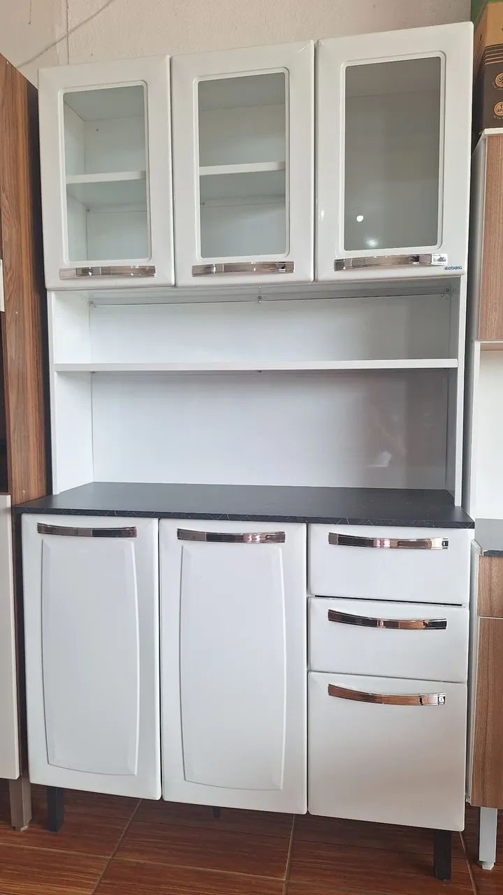 Armário de cozinha de aço 