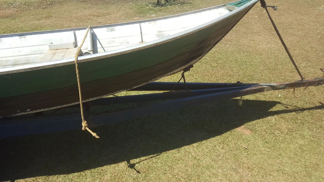 Barco de alumínio completo 