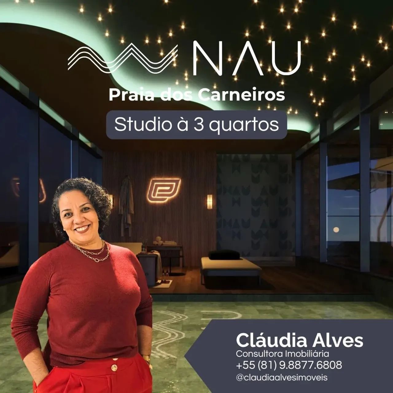 FLAT NA PRAIA DOS CARNEIROS | FLAT | STUDIO À 3 QUARTOS | NAU CARNEIROS