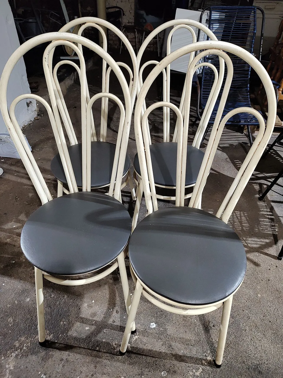 Conjunto de Cadeiras Vintage de ferro