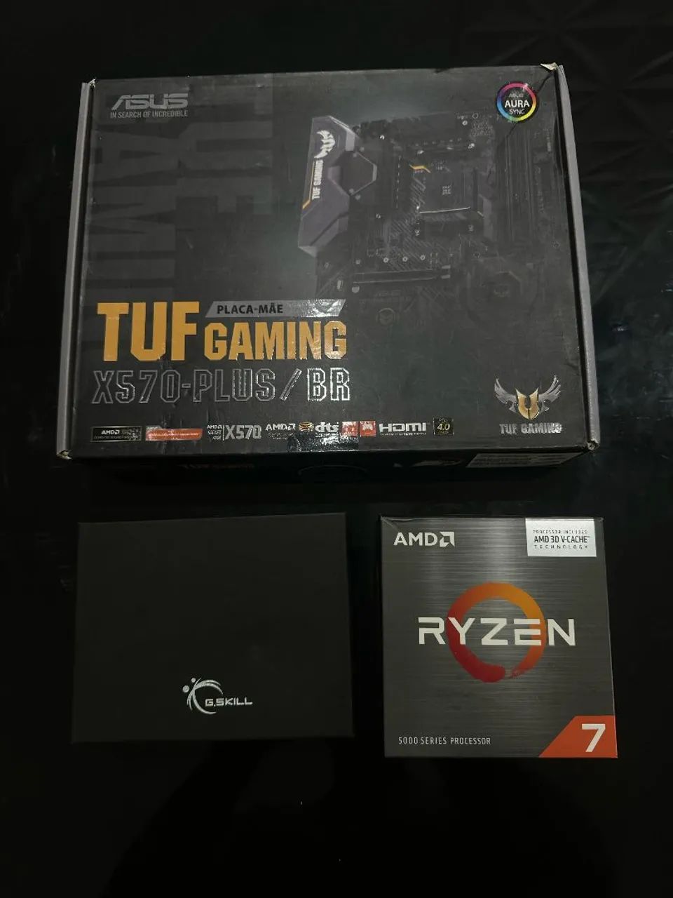 RYZEN 5800X3D + X570 TUF PLUS + 32 GB DDR4 3600MHZ ( KIT UPGRADE AM4 + TOP POSSÍVEL ) - Foto 2