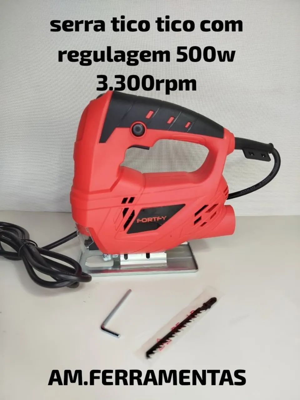 Serra Tico Tico com Regulagem 500W - 3.300rpm